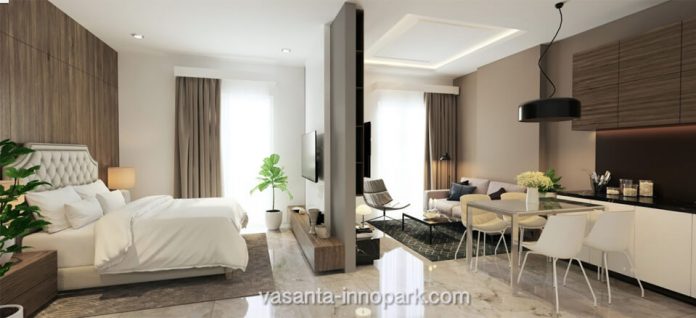Design 1BR Apartemen Vasanta InnoPark Cibitung